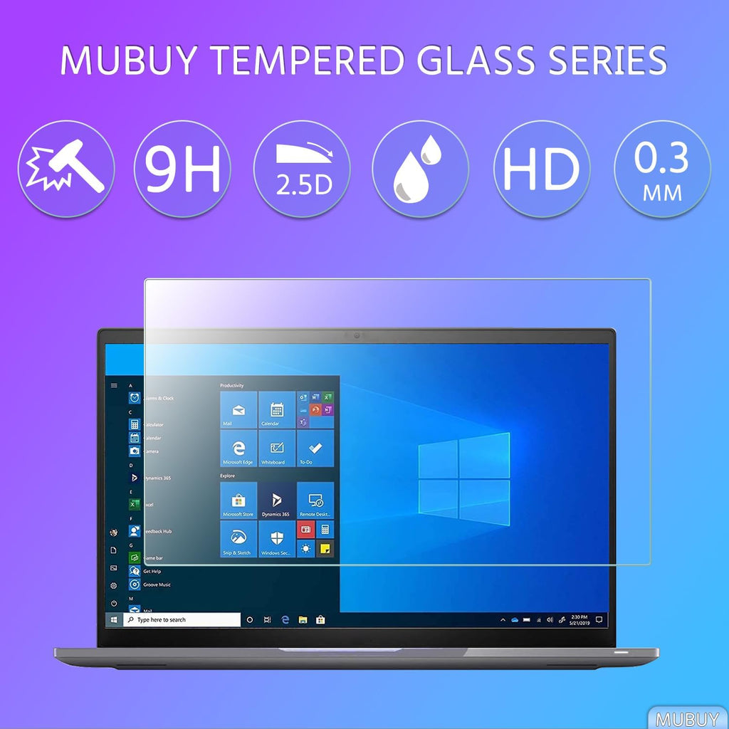 (2-Pack) 15.6" Laptop Screen Protector Tempered Glass for 15.6 HP/Dell/ASUS/Sony/Samsung/Lenovo/Acer/MSI/LG and All