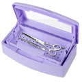 Nail Tool Sterilizer Box Disinfectant Jar Plastic Disinfectant Container Suitable for Nail Tools Hair Salons Beauty