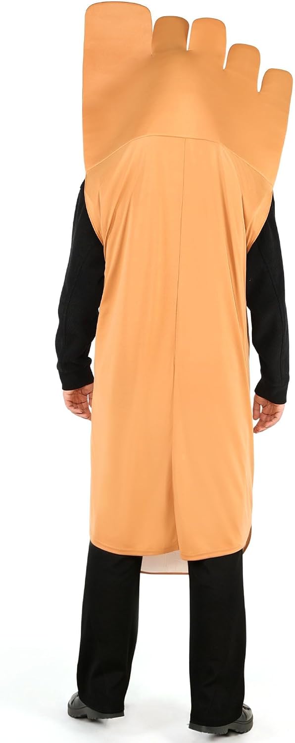 Giant Foot Halloween Costumes for Men Women Adult Sized Funny Big Feet TanTunic Suit Cosplay Outfit Party Plus Size