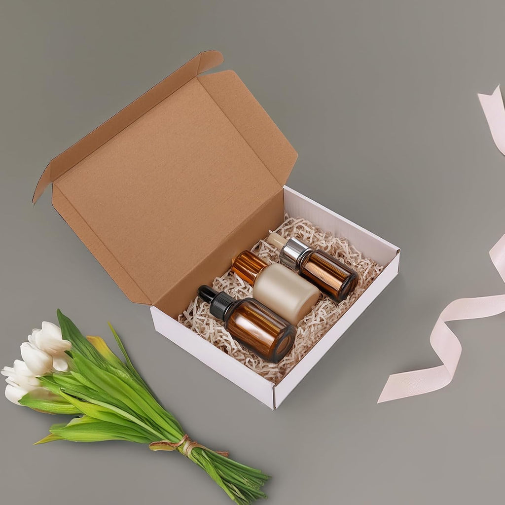 11x8x2 Shipping Boxes Set of 30, Corrugated Cardboard Mailer Box