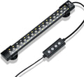 24/7 Mode Submersible Aquarium LED Light, Full Spectrum Hidden Fish Tank Light with 3 Rows Beads 7 Colors Auto On Off