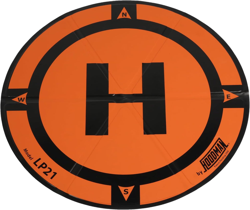 Weighted Trifold UAV Drone Landing Pad LP21 fits Mini 4 Pro, mini 3 pro, mavic and spark. Durable, No Stakes