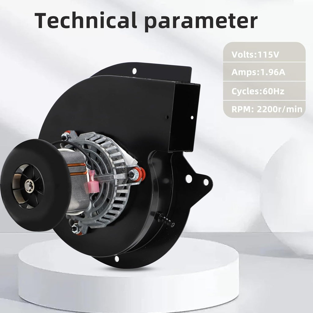 Criditpid Furnace Draft Inducer Blower Fan Motor Replacement for Goodman 0131M00002P, 0131M00002PSP, B4059001, B40590-03.