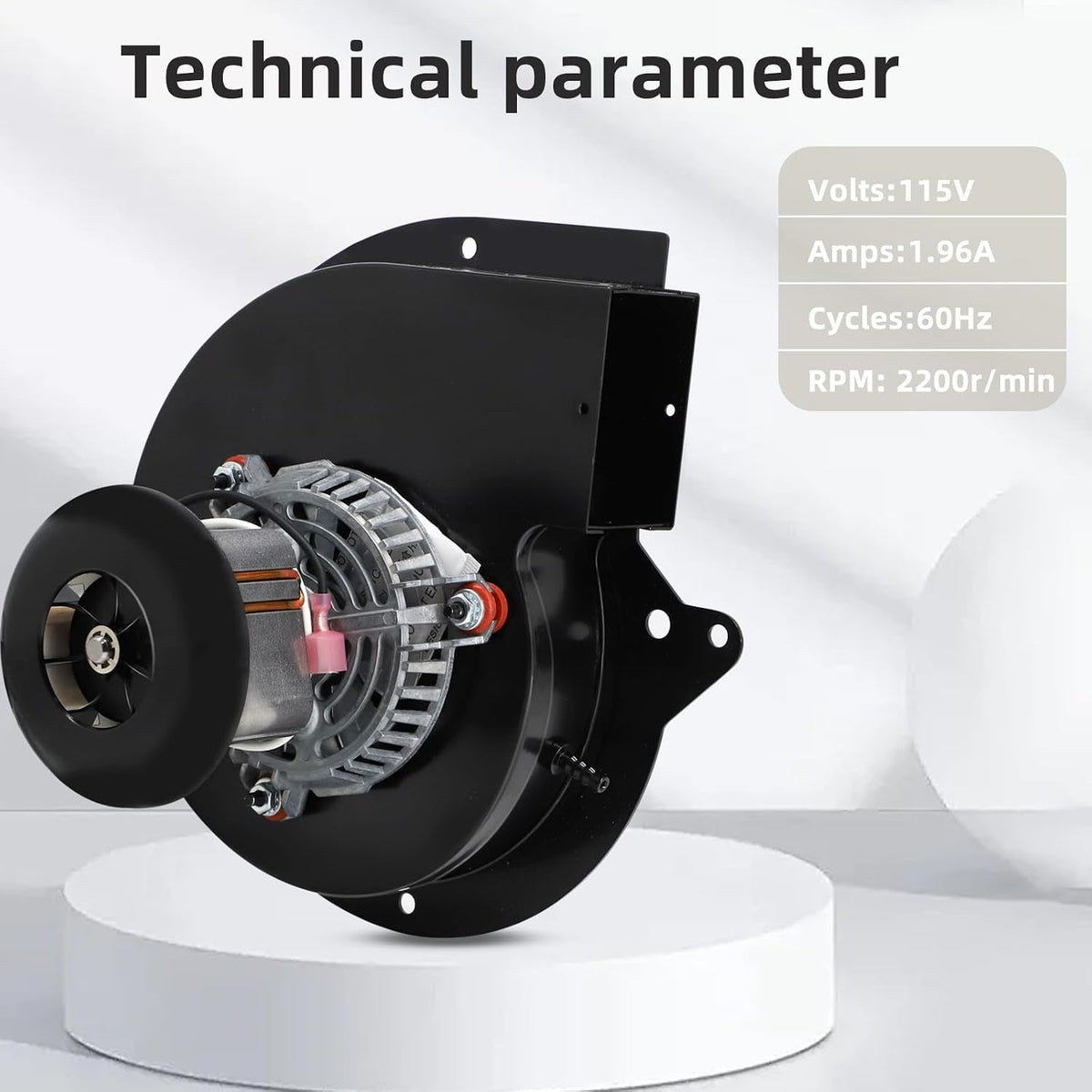 Criditpid Furnace Draft Inducer Blower Fan Motor Replacement for Goodman 0131M00002P, 0131M00002PSP, B4059001, B40590-03.