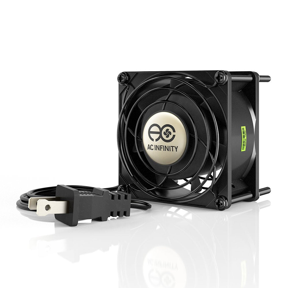 AC Infinity AXIAL 8038, Quiet Muffin Fan 3", 120V AC 80mm x 38mm