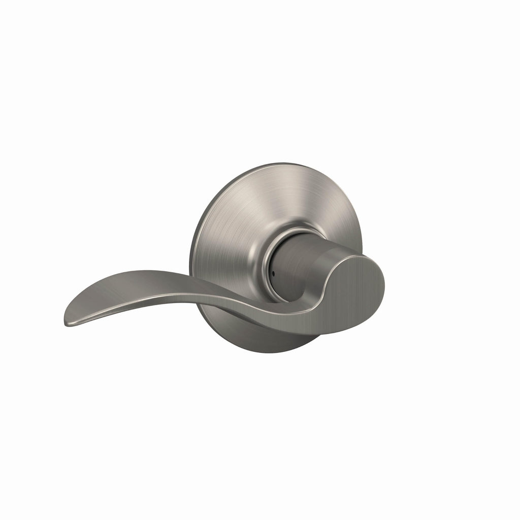 Accent Hall/Closet Passage Door Handle, Reversible, Satin Nickel