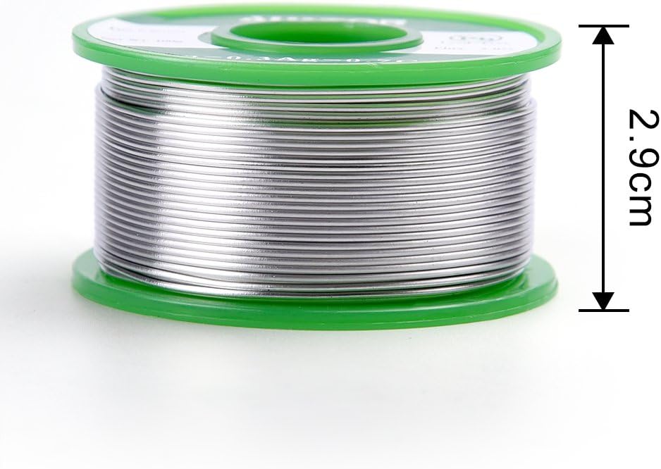 AUSTOR 0.8mm Lead Free Solder Wire with Rosin Core, 100g