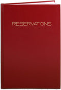 Restaurant Reservation Book, Red, Hardbound, 408 Pages