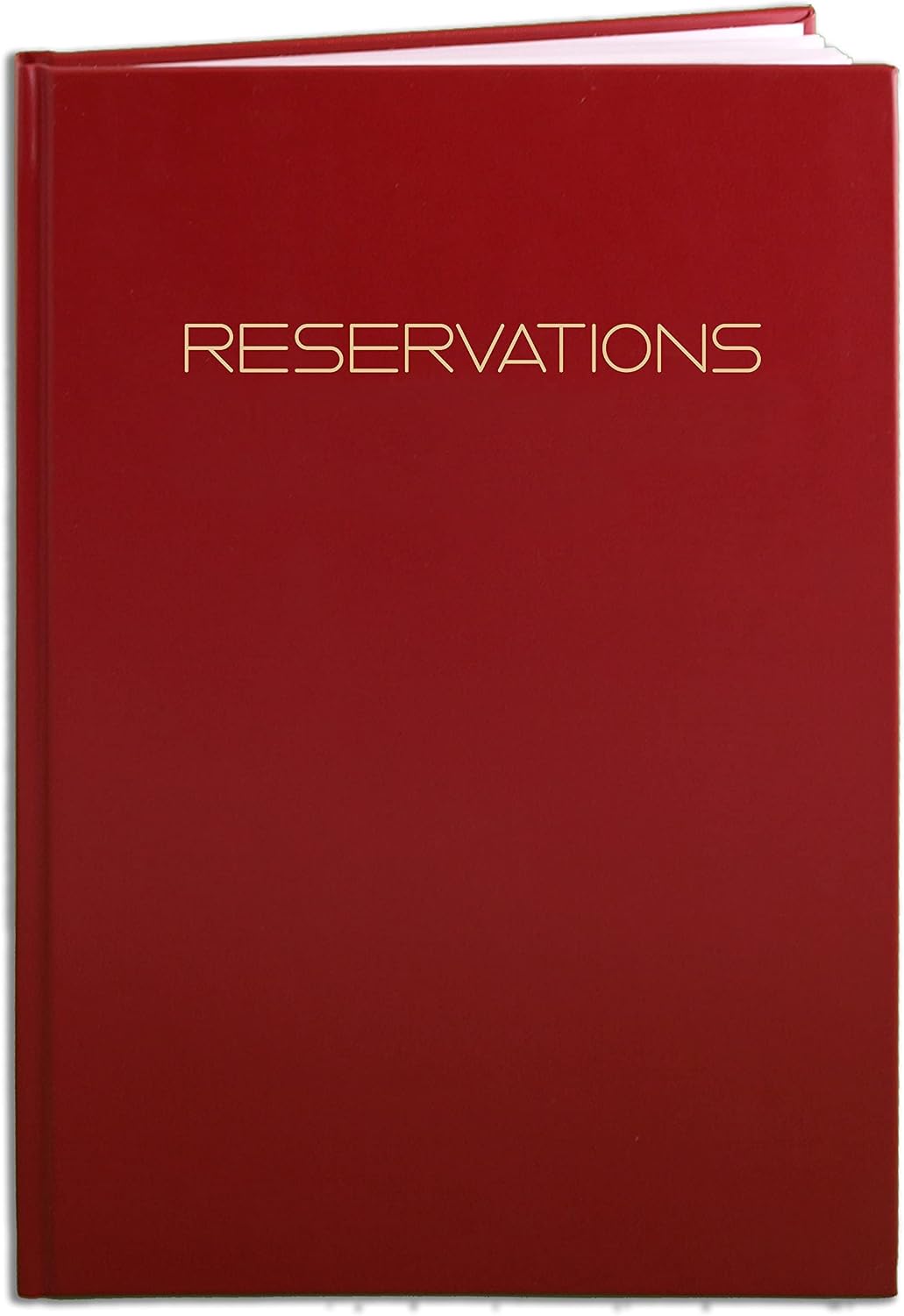 Restaurant Reservation Book, Red, Hardbound, 408 Pages