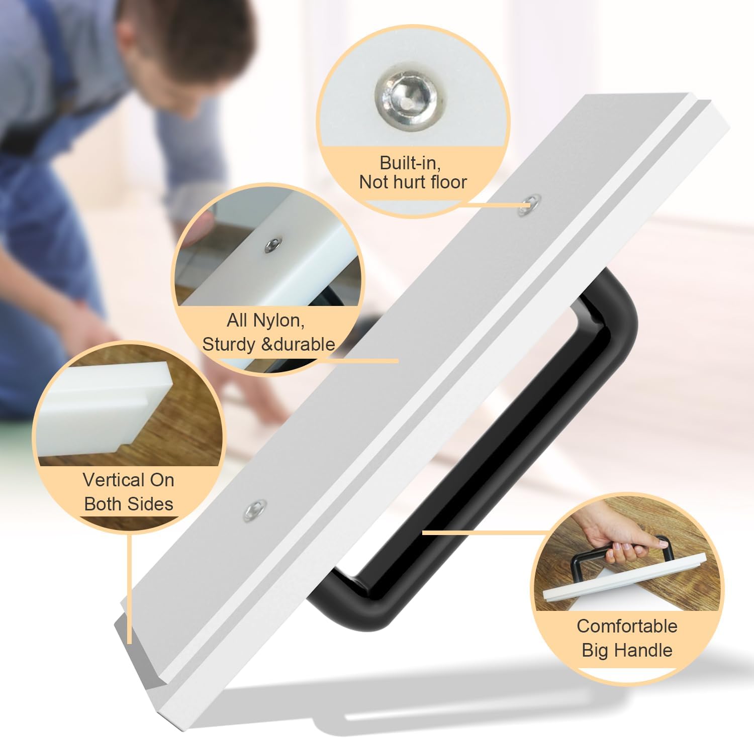 Tapping Block with Big Handle, Groove Design