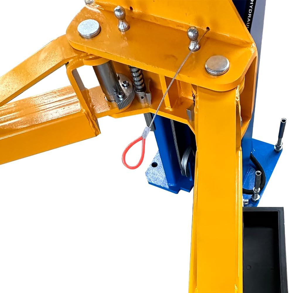 ME 11000lbs Lifting Capacity 2 Post Car Lift 2 Post Lift Car Lift Clear Floor Design for Trucks, SUVs, Vehicles Home