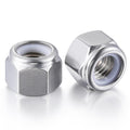 Wensilon(20pcs) 5/16-18 Self Clinching Nuts 304 Stainless Steel Self-Lock Nylon Inserted Hex Lock Nuts