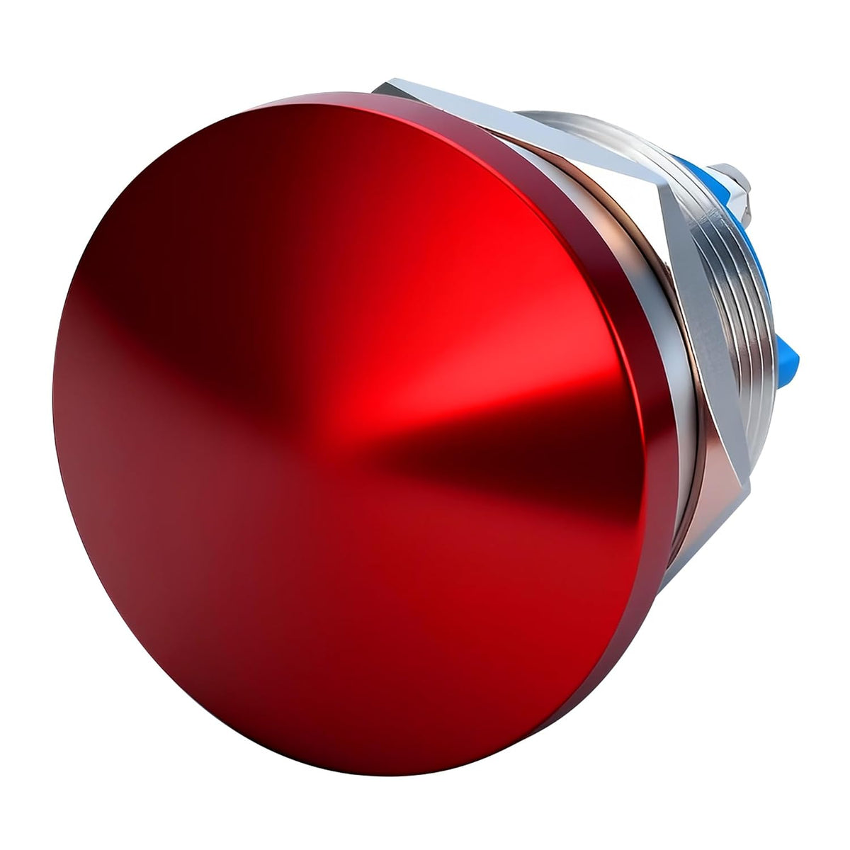 22mm Mushroom Head Momentary Push Button Switch, IP65 Waterproof