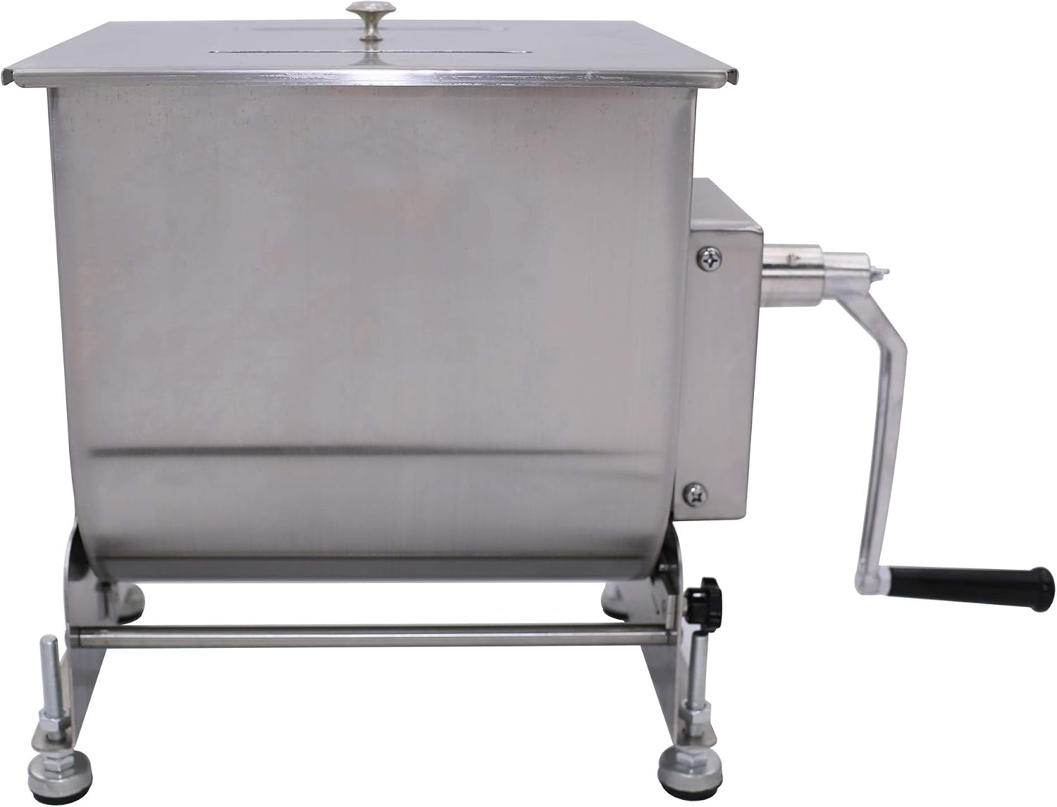 Commercial Stainless Steel 16.5-Pound/10-Liter Capacity Tilt Tank Manual Meat Mixers,(Mixing Maximum 16.5-Pound for