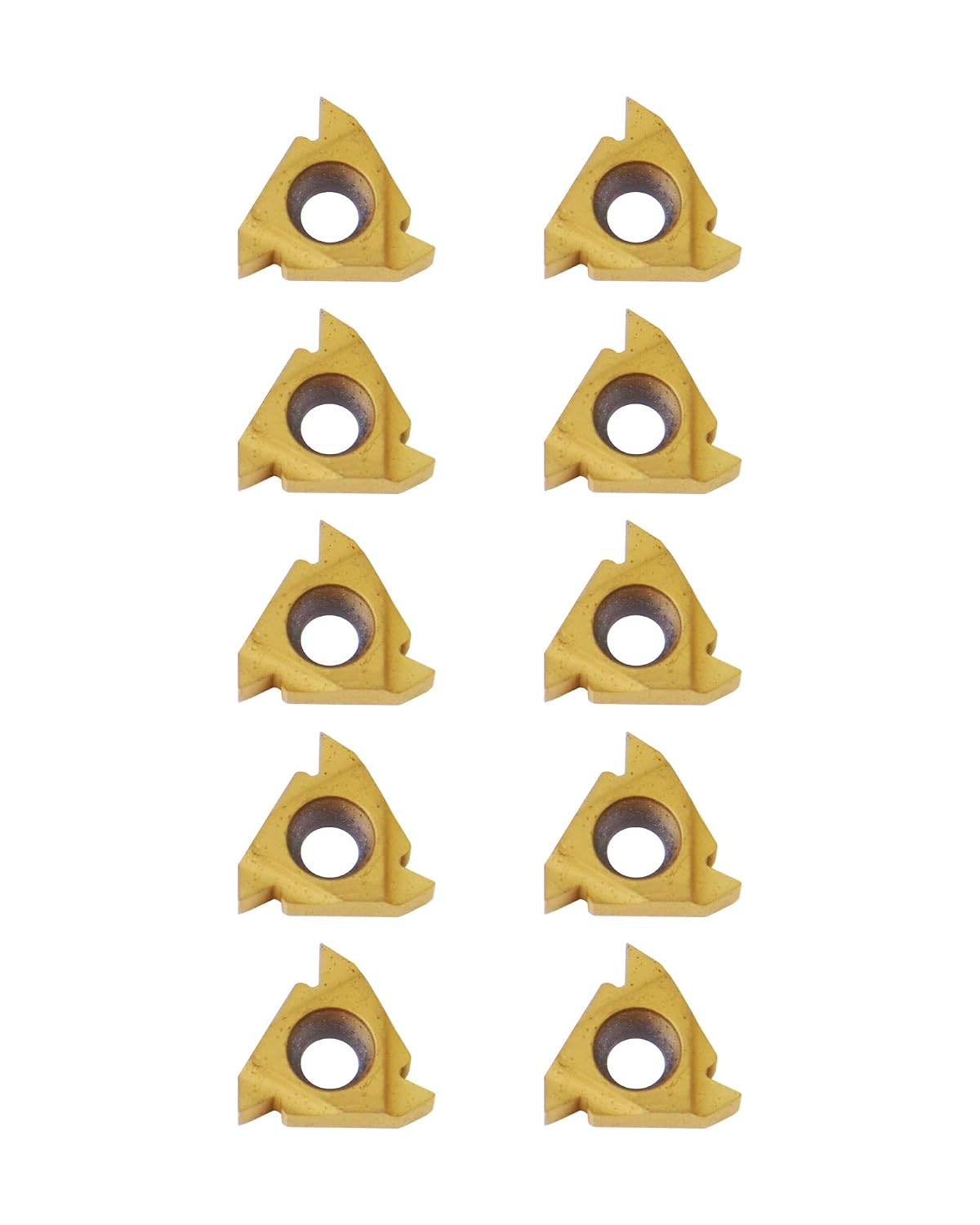 10Pcs 16IR AG60 Lathe Threading Carbide Inserts