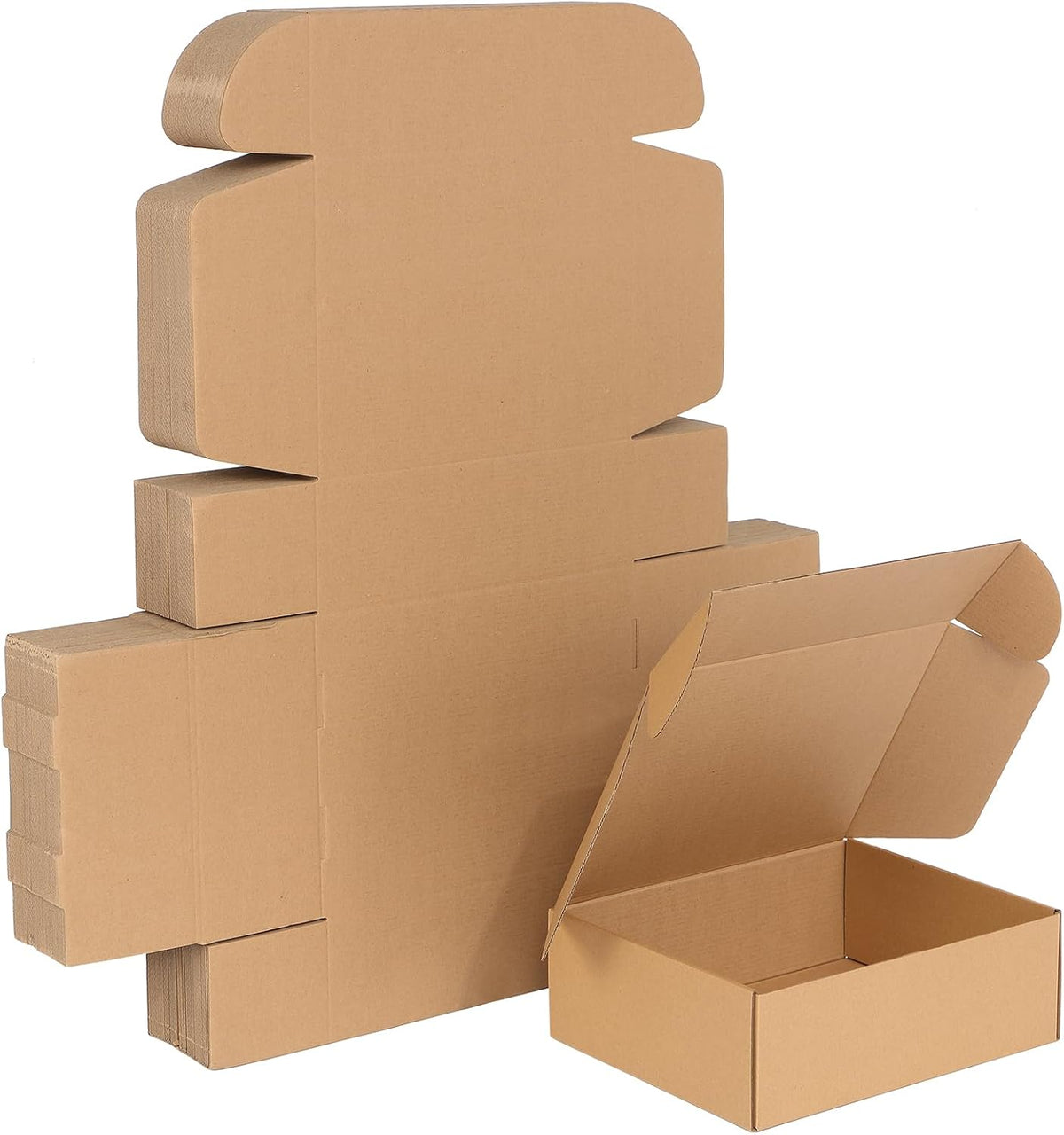 100 Pcs 12x9x4'' Shipping Boxes Corrugated
