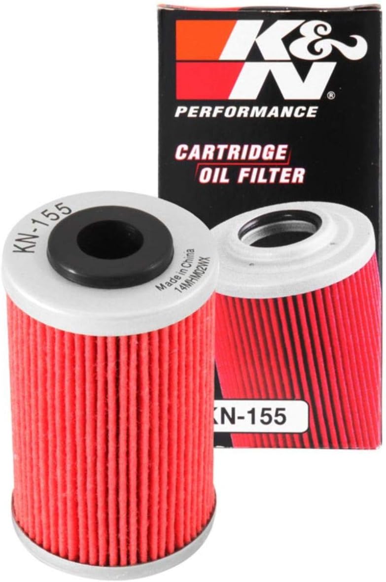 K&N Motorcycle Oil Filter: High Performance, Premium, KN-155