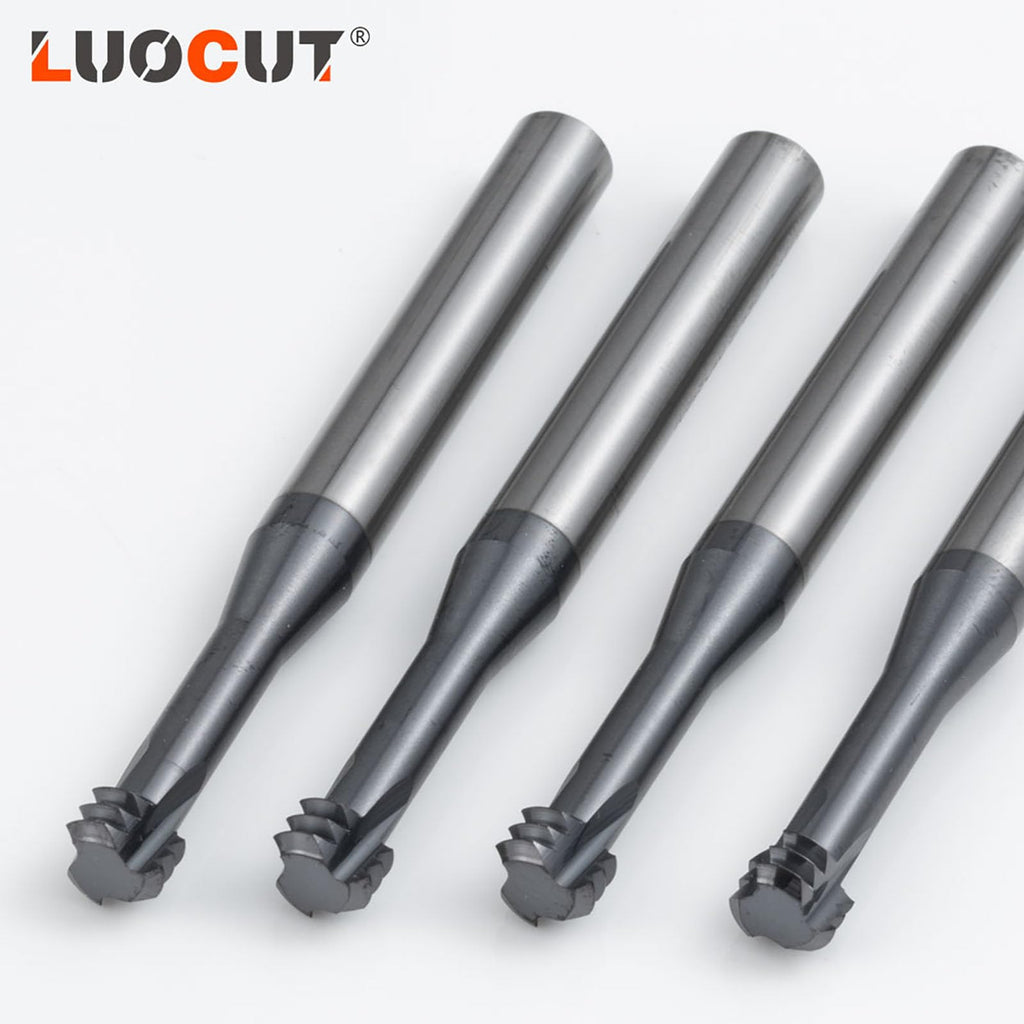 5pcs UNC1/4-20 Thread Mill Cutter Solid Carbide Coating for Steel Stainless