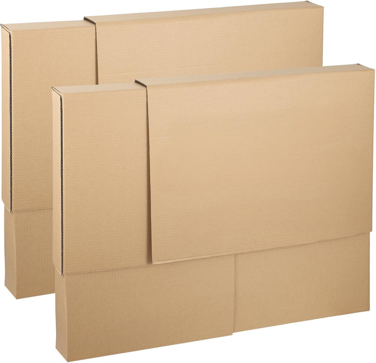 2 Sets TV Moving Box Adjustable Up to 62" TV，Picture/Paint/Mirror moving Boxes for Protecting Screen,Cardboard