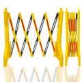 Expandable Safety Barricade, Retractable Security Barrier Water Filled Weighted Base,Adjustable Traffic