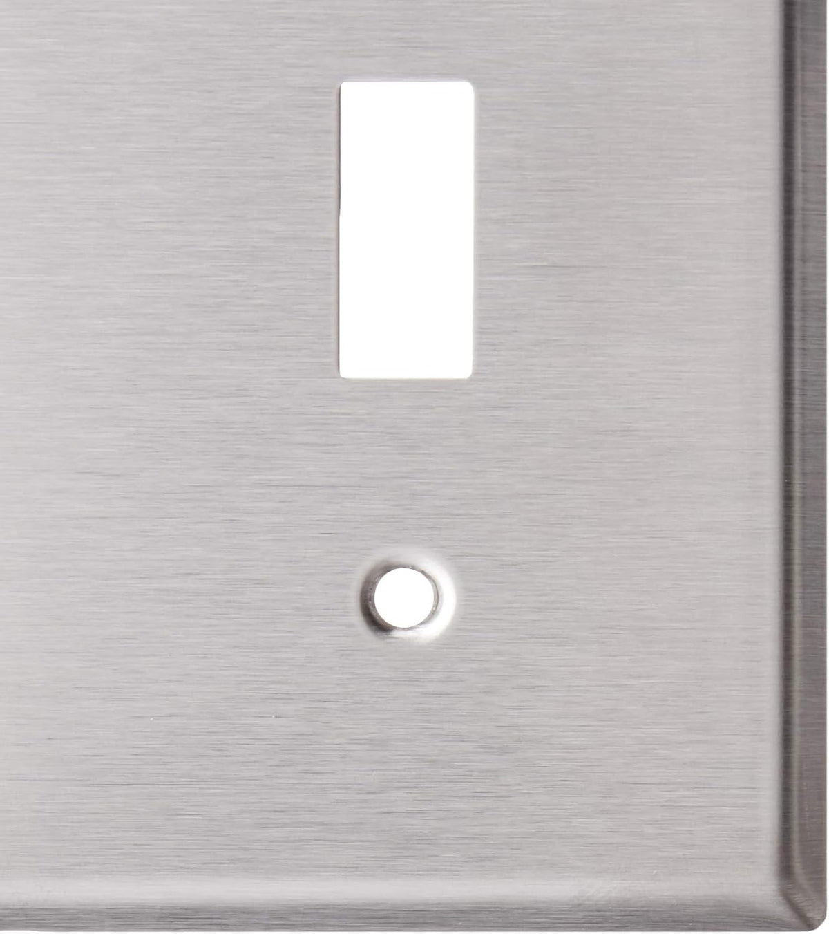 Leviton 3-Gang Toggle Device Switch Wallplate, Standard Size, Device Mount, Stainless Steel, 84011