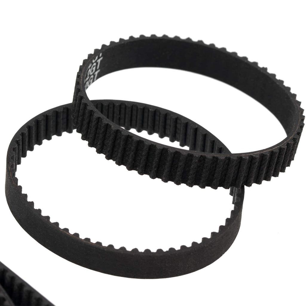Zeelo 188-2GT-6 Endless GT2 Belt 188mm Length 94 Teeth 2GT Synchronous Belt 2mm Pitch 6mm Width GT2 Closed Loop Timing Belt Pack of 10