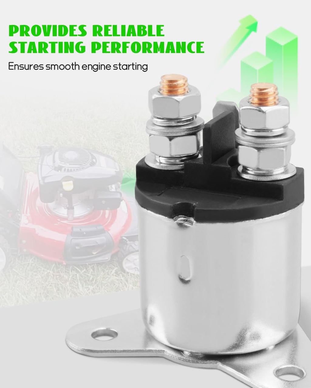 Solenoid Starter Fit for Kohler CH395 CH440 Series Engines Replace 1743505-S