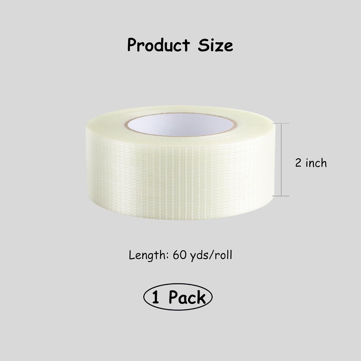 2 Inch Mil Fiberglass Reinforced Packing Tape