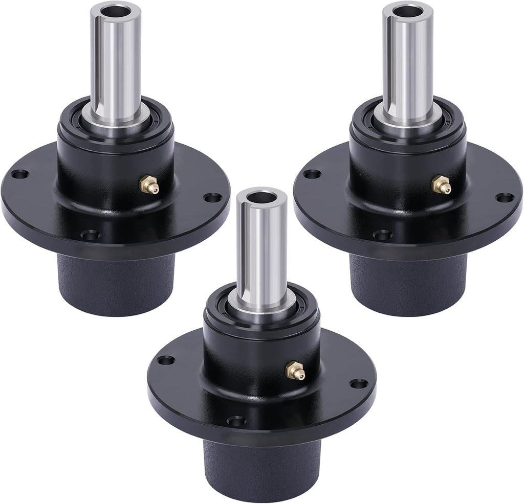 3pcs Spindle Assembly Replaces SCAG 46020 461663 46400 46631 Ferris 1530301 Fit 48" 52" 61" Lawn Mower Deck with Zerk Fitting
