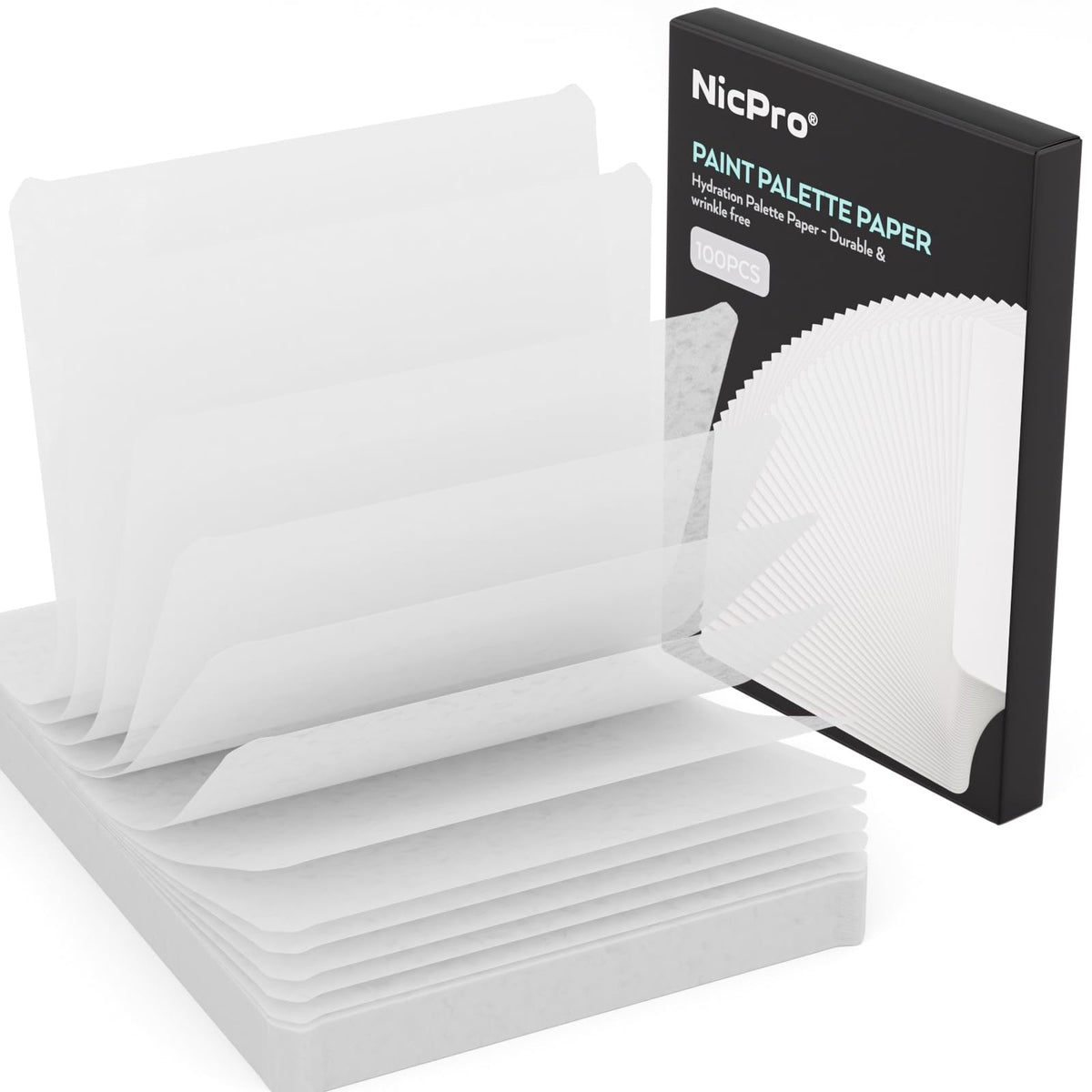 100 Sheets Wet Palette Paper Refillment