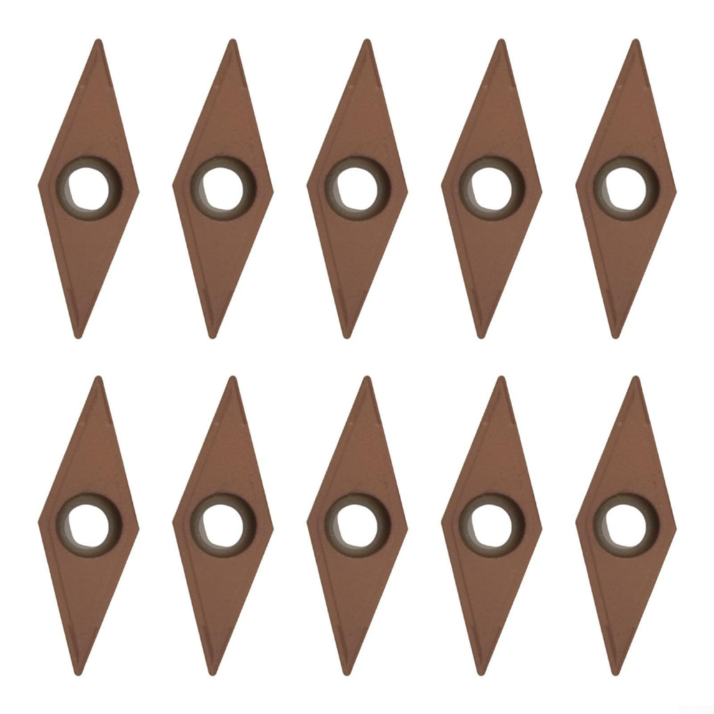 VCMT160404 Carbide Inserts 10pcs Gold Coated