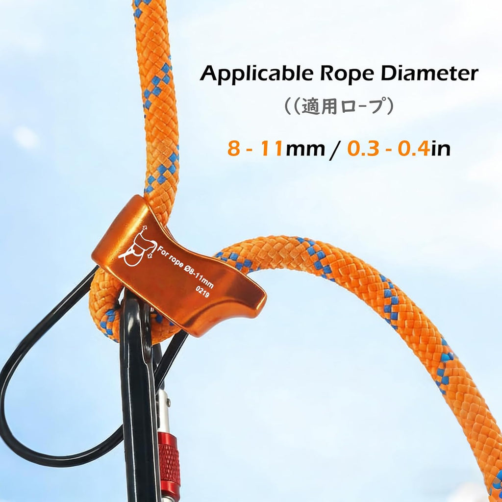 ATC Belay Device V-grooved Micro Rescue Guide Belay Device for Rock Climbing Gear Rappelling Equipment