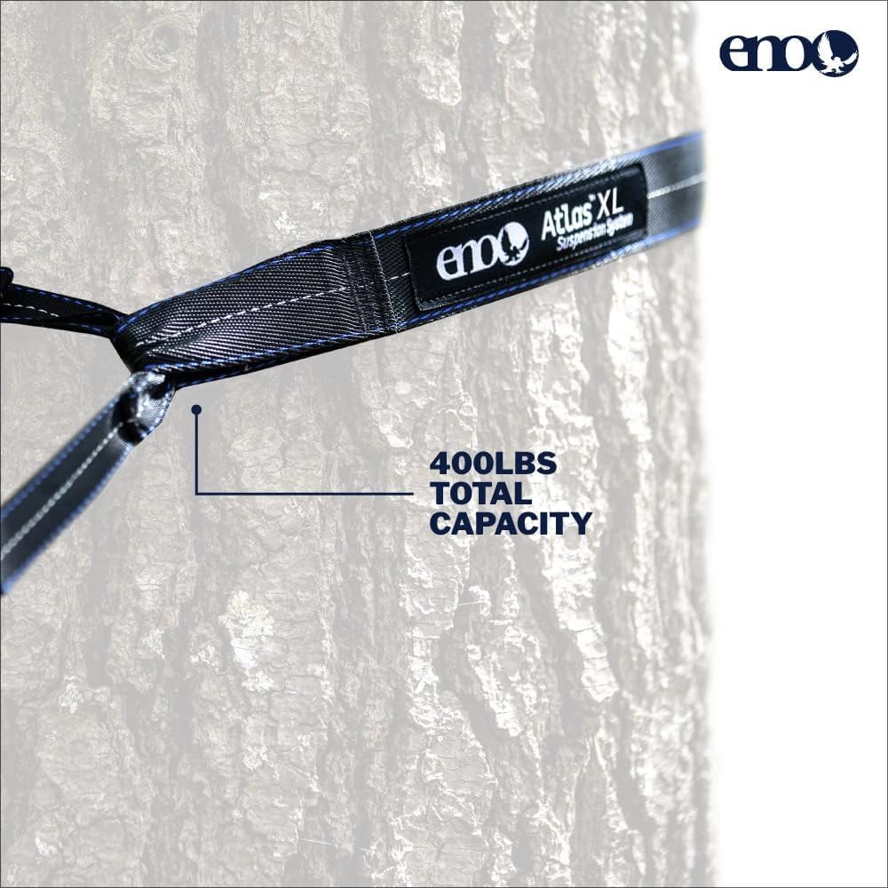 Atlas XL Suspension System - Tree Strap for Hammock - Accessories for Camping, Hiking, and Backpacking - Black/Royal
