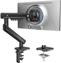 FlowLift Pro Monitor Arm for 13–32" Screens, MechaSpring Monitor Mount, Fully-Adjustable Monitor Stand with