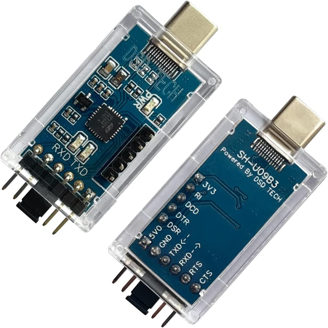 DSD TECH SH-U09B3 USB Type C to TTL Serial Adapter with CP2102N Chip