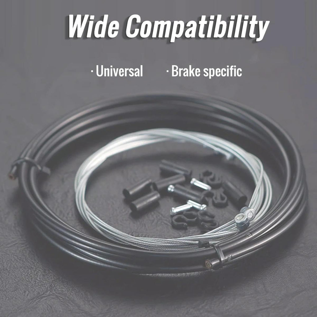 Universal Bike Brake Cable Kit 10ft Black