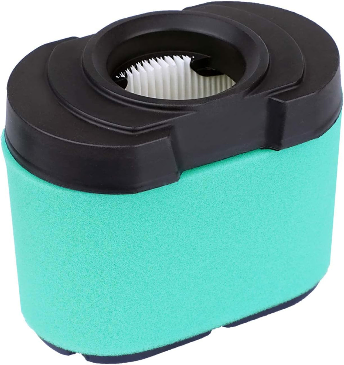 2 Pack GY21057 Air Filter, Replace for John Deere MIU11515 Z425 792105 YT4000 407777 40G777 40H777 44M777 44P777 Lawn Mower Air Filter with Foam Pre Cleaner