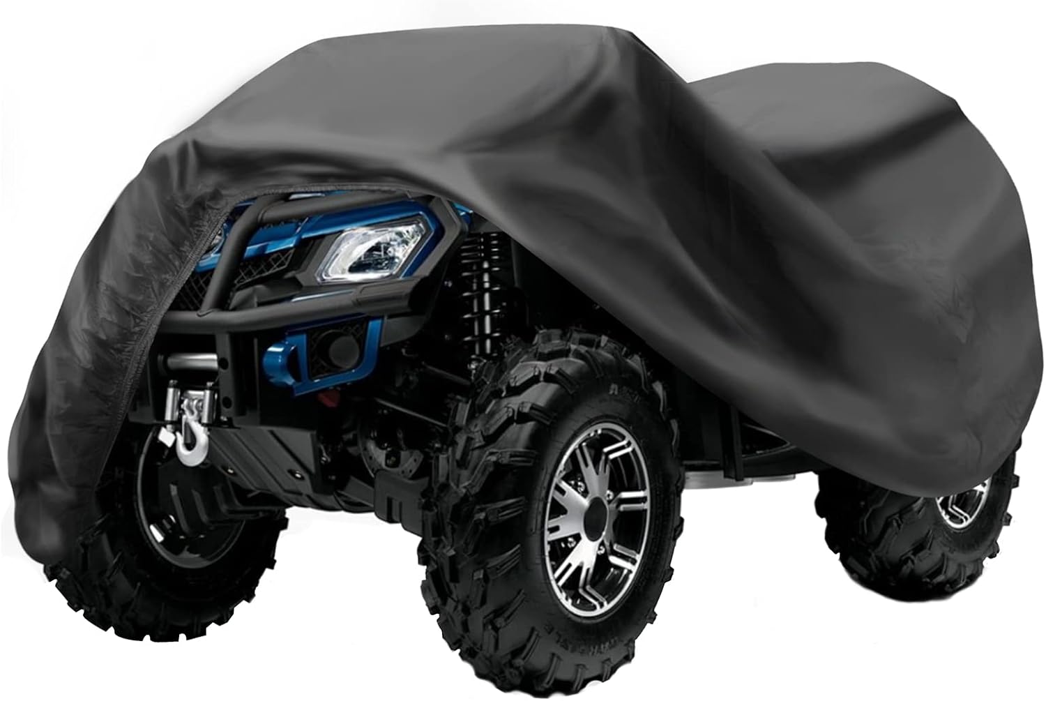 ATV Cover Waterproof, Heavy Duty Windproof Quad Covers, All Weather Protection 4 Wheeler Covers fit for Kawasaki