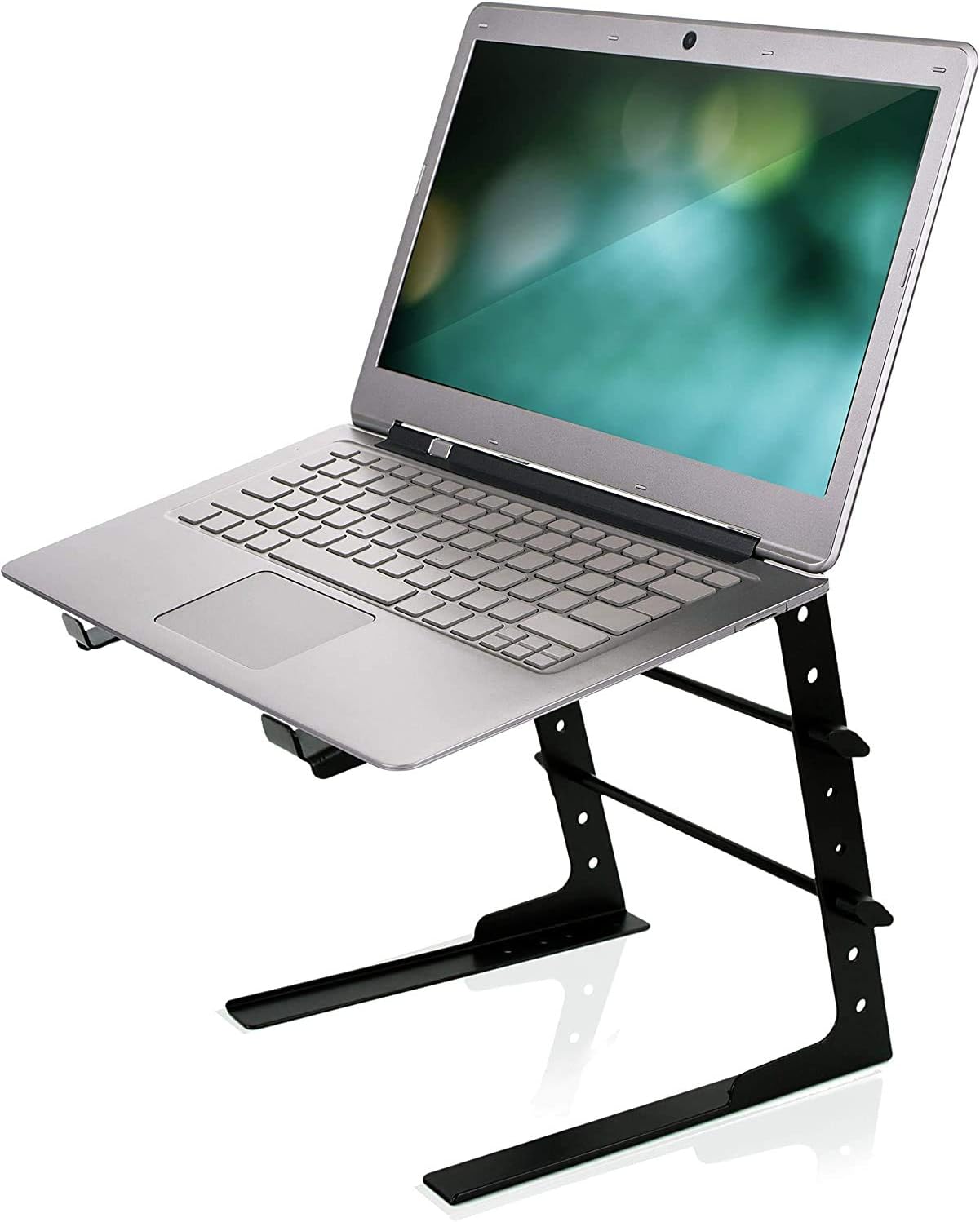 DDJ-FLX4 2-deck Rekordbox and Serato DJ Controller - Graphite & Pyle Portable Adjustable Laptop Stand - 6.3 to 10.9