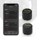 Motorcycle Tire Pressure Monitoring System, Tire Pressure and Temperature Alarm, Wireless Motorcycle TPMS with 2