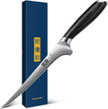 Fillet Knife 7 Inch, Japanese Sharp Boning Knife, Flexible Blade