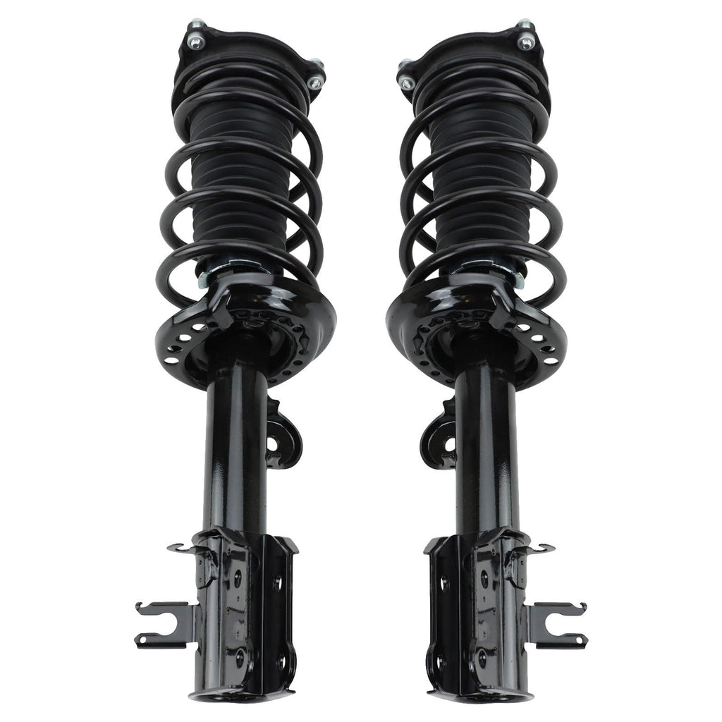 TRQ Front Driver and Passenger Side Strut and Spring Assembly Set