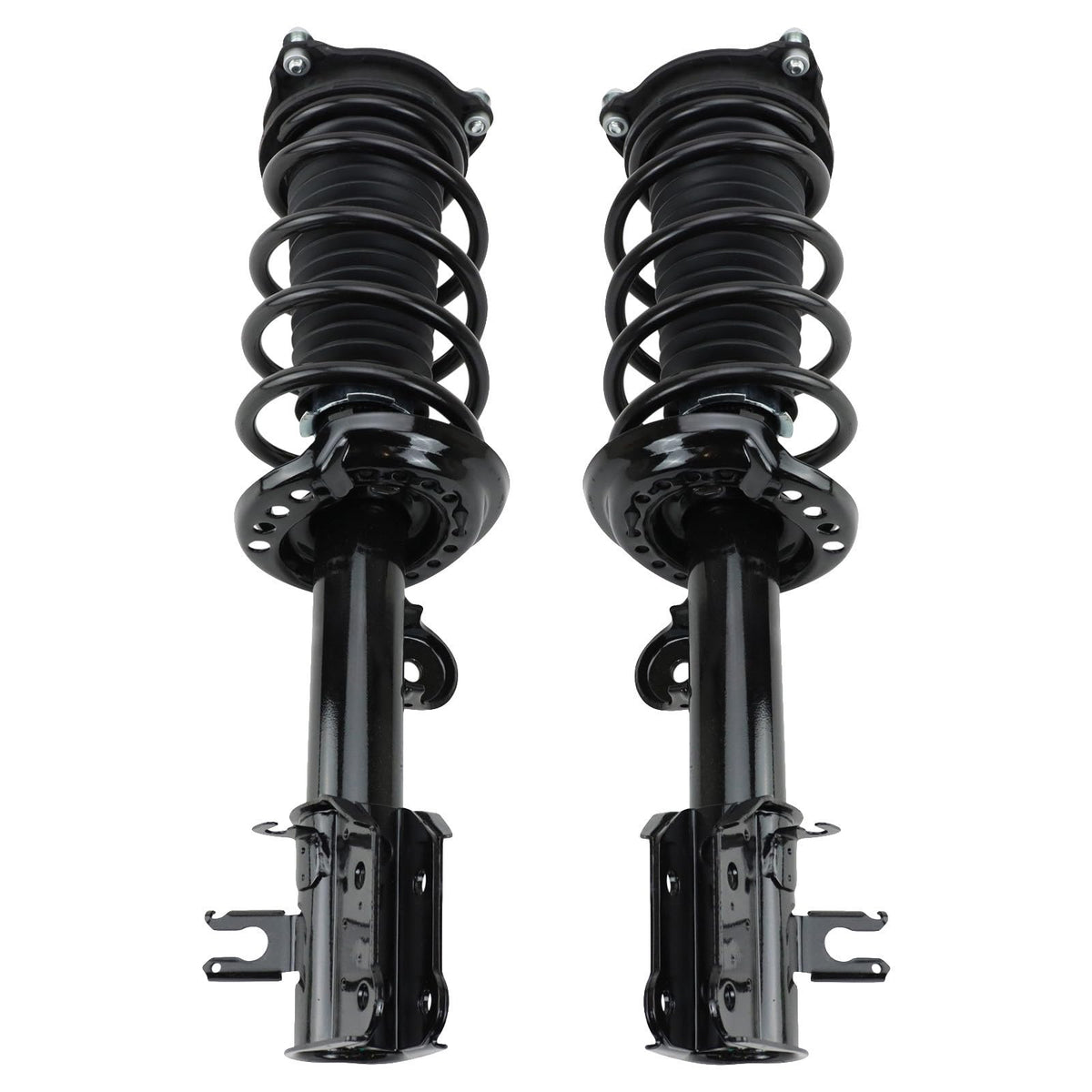 TRQ Front Driver and Passenger Side Strut and Spring Assembly Set