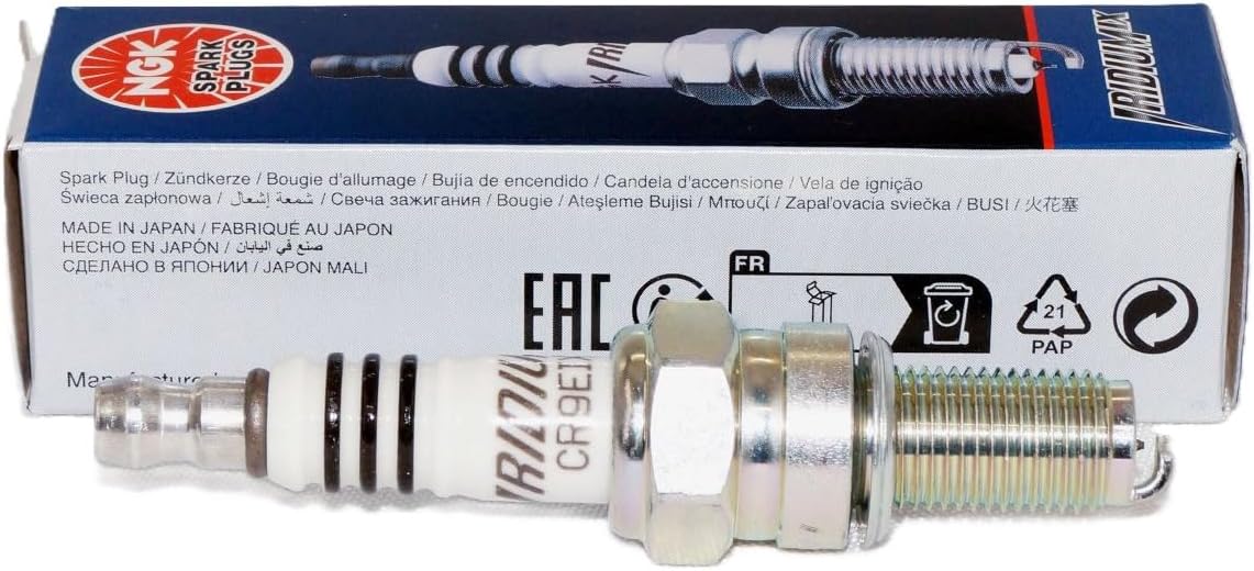 NGK CR9EIX - Iridium IX Spark Plug - 4-Pack/