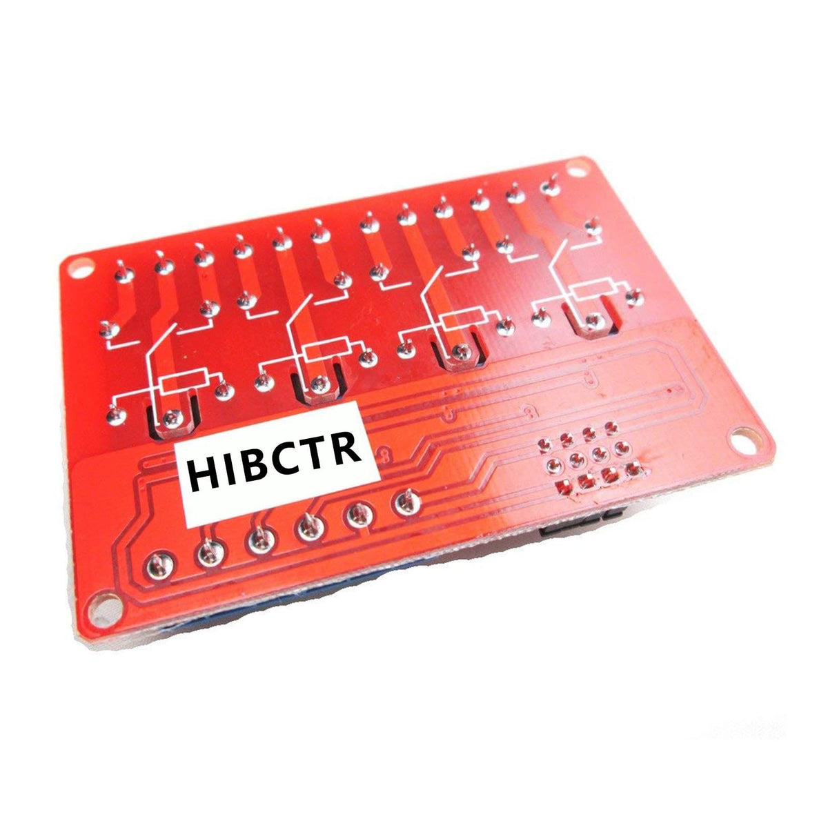 hiBCTR 4-Channel 24V Relay Module, Opto-Isolated, 10A