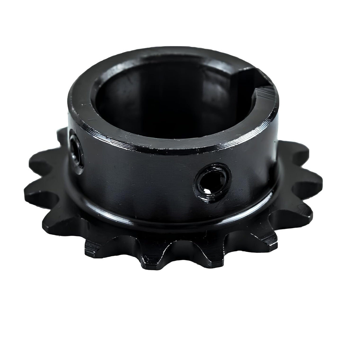 Jeremywell #35 Roller Chain Sprocket, 15 Tooth B-Hub, 1" Bore