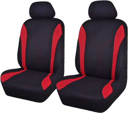 Car Seat Covers Front Set Breathable Mesh Seat Protector Fabric Polyester Cover Easy Installation SUV CAR Woman Lady