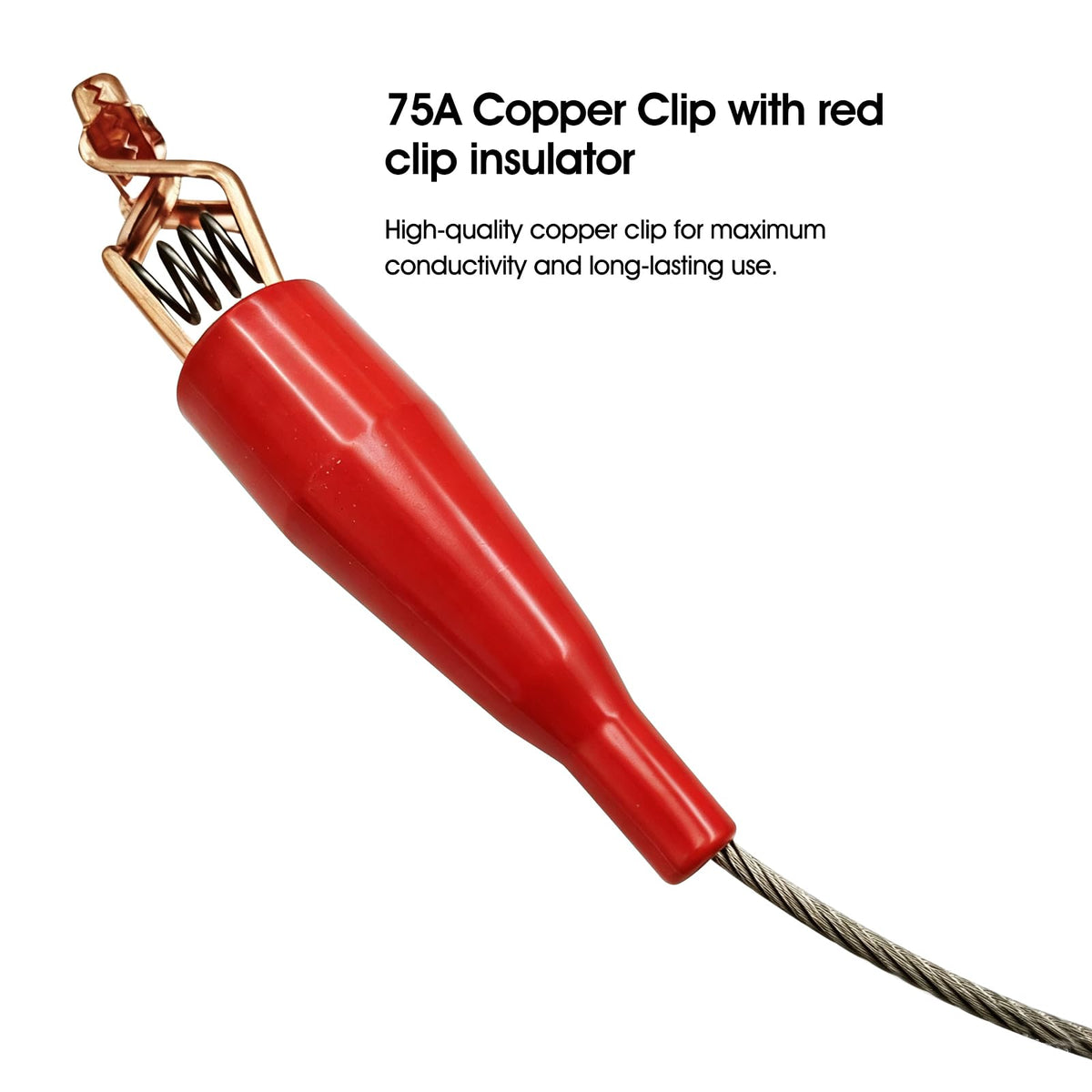 4ft Heavy Duty Anti-Static Bonding & Grounding Wire