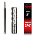 ANGELSWORD M2 HSS Annular Cutter,Diameter 3/4" x Depth 2",Mag Drill Bit