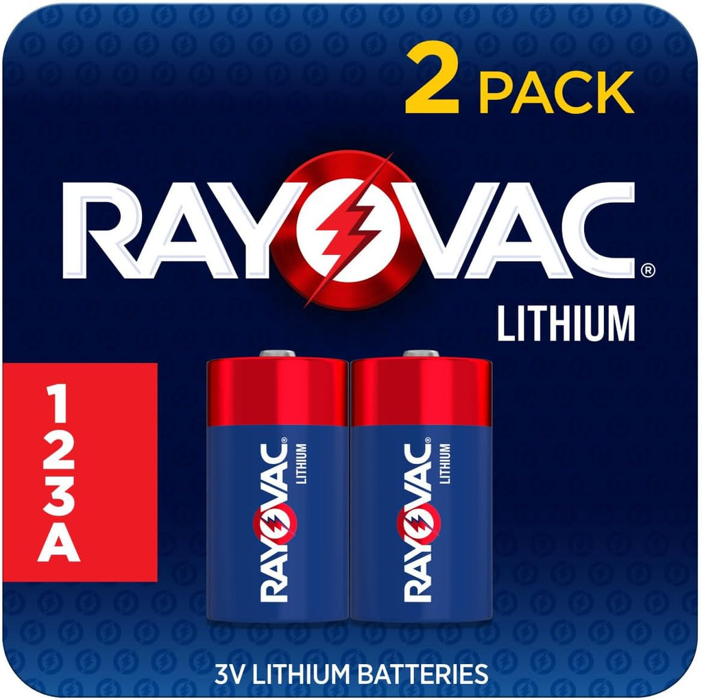 123A Batteries (2 Pack), 123A Lithium Batteries, Great For Cameras